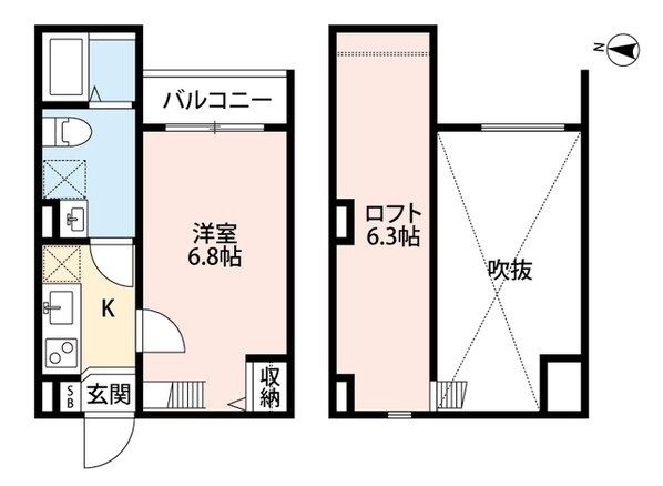 塚口駅 徒歩18分 2階の物件間取画像